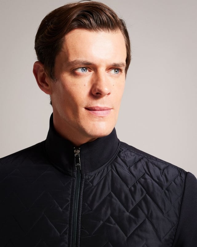 Ted baker mowntan on sale quilted funnel neck jacket