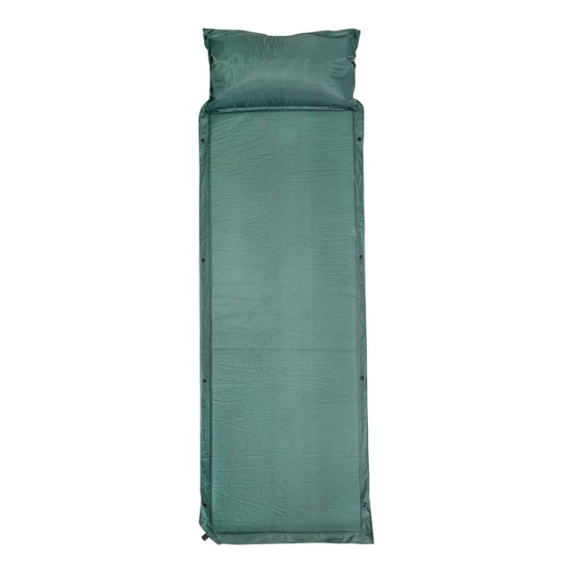 Height: 183cm. Length: 57cm. Width: 3cm. Contents: 1 Pillow, 1 Repair Kit, 1 Stuff Sack. Compact, Snap Buttons.