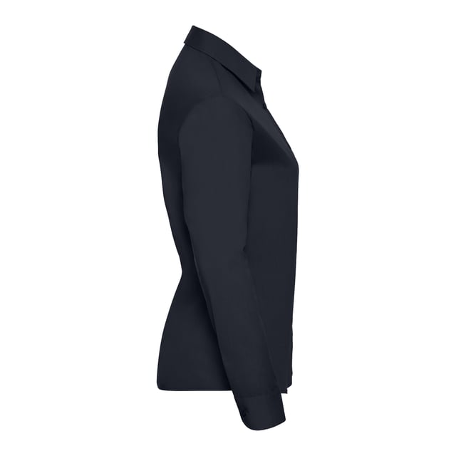 65% Polyester, 35% Cotton Poplin. Design: Plain. Pockets: 1 Chest Pocket. Cuff: Adjustable, Buttoned. Fastening: Button-Down. Neckline: Buttoned, Turn Down Collar. Sleeve-Type: Long-Sleeved. Hem: Rounded. Fabric Technology: Durable. Easy-Care. Fit: Classic. 110gsm. Sustainability: Amfori, Better Cotton Initiative, BSCI, Fair Labor Association, Oeko-Tex Standard 100 Certified, WRAP Certified. Suitable for: Embroidery.