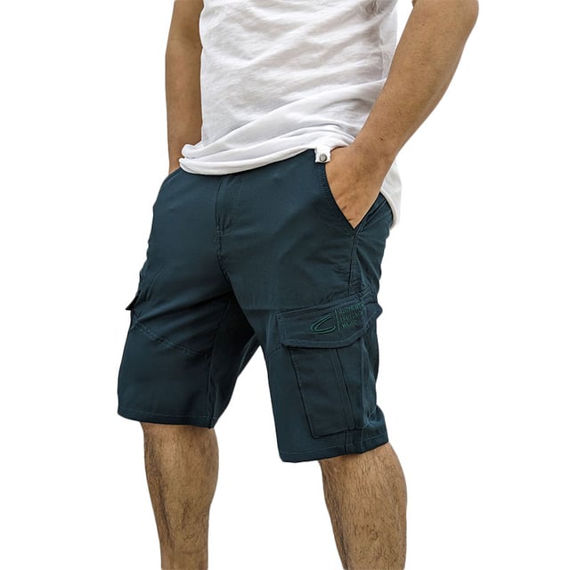CAMEL ACTIVE Men's Beach Shorts 
Body -  95 % Polyester, 5% Spandex
Pocket - 100% Cotton
Made in Bangladesh
Top Quality Material
Quick Dry Poly Short
Embossed Logo
4 Way Stretch
2 Side, 1 Back, 2 Cargo Pockets with Flap
Zip Fly with Button Closure
Soft Comfy & Durable Material
Hits at the Knee
Regular Straight Fit
Hand Wash (Please check the instructions before wash)