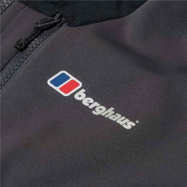 The Berghaus Mens Reacon Hooded Jacket ensures you can take on cold and wet weather with ease. The snug fitting jacket is equipped with an adjustable hood for added coverage and zipped hand pockets for small belongings. The jacket is coated with durable water repellent coating ensuring that the rain hits the surface and rolls off keeping you dry and comfortable. Berghaus logo to left chest.  The fabric is MADEKIND and buesign approved making this jacket ECO-FRIENDLY.