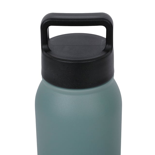 Material: 304 Stainless Steel. Durable. Carry Handle, Double-Walled, Hot Up To 6 Hours, Insulated, Keeps Drinks Cold For 12 Hours, Non-Slip Base, Rubber Base, Spill-Proof Lid, Twist Lid. Design: Logo. Capacity: 0.6L.