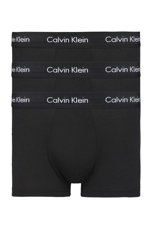 Calvin Klein 3 Pack Low Rise Trunk is made of soft cotton for all-day comfort. Featuring a classic Calvin Klein logo on the waist band. This Low Rise Trunk provides both comfort and support. The contoured pouch provides support, and the fabric blend provides excellent breathability. Giving you a soft and comfortable wearing experience.