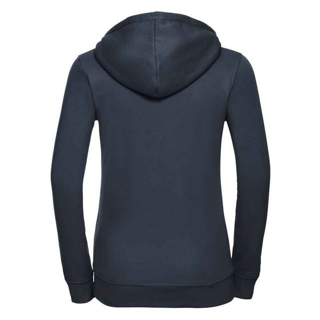 Material: 80% Ringspun Cotton, 20% Polyester. Fabric: Brushed Back Fleece. Design: Plain. 280gsm. Hood Features: Double Layer, Drawcord, Top Stitched Detail. Hem: Ribbed. Drop Shoulder, Ear Phone Access. Neckline: Hooded, Taped. Sleeve-Type: Long-Sleeved. Cuff: Ribbed. Pockets: 2 Front Pockets. Fastening: YKK Zip. Sustainability: Amfori, Better Cotton Initiative, Fair Labor Association, Oeko-Tex Standard 100 Certified.