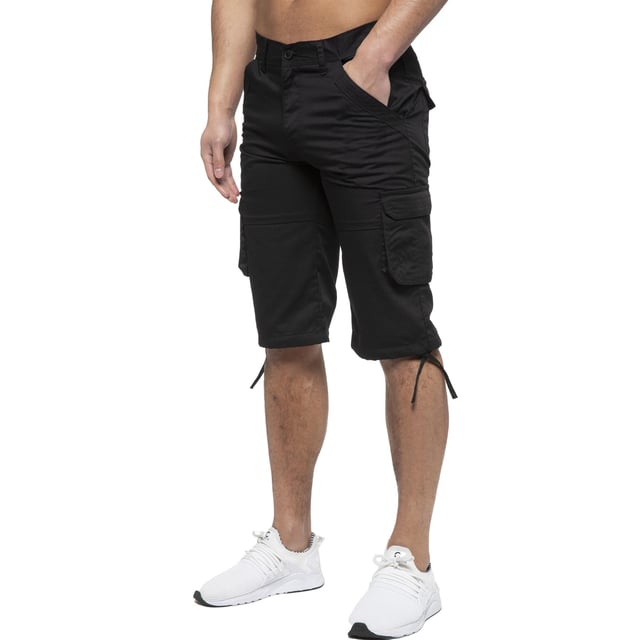 Mens cargo shorts with velcro pockets best sale