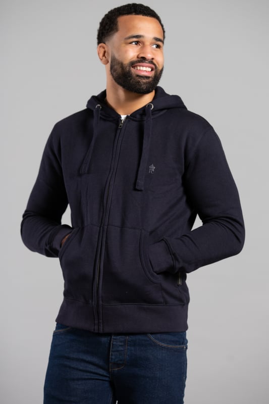 French connection top hoodie zip through