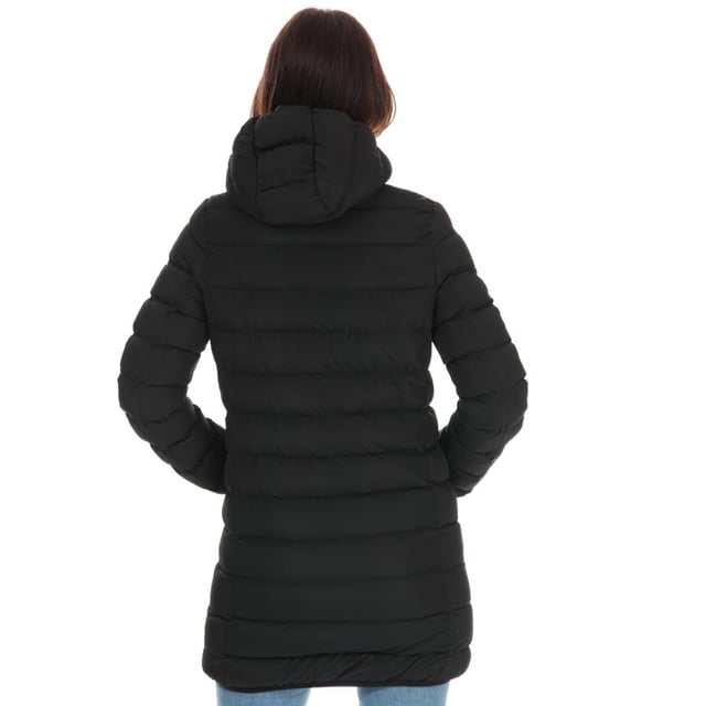 Brave Soul Women's Grantlong Longline Puffer Coat – Padded Winter Jacket