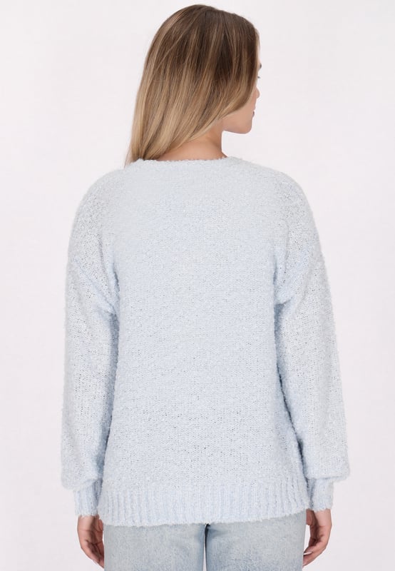 Diese Strickjacke mit geradem Saum bietet eine entspannte Passform und weist eine strukturierte Textur auf. Mit langen Ärmeln und offenem Frontdesign eignet sich diese Strickjacke perfekt zum Tragen über Ihren Lieblingsoutfits in einem schlichten, aber schicken Stil.  Strickjacke