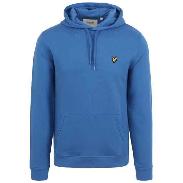 Lyle & Scott Branded Spring Blue Pull-over Hoodie. Stay in comfort and style with the Lyle & Scott Branded Blue Pull-over Hoodie. Crafted with 100% cotton, this hoodie fits true to size and features the signature Lyle & Scott brand logo on the chest. Making a statement never looked or felt so good!. Lyle & Scott Blue Jumper, Made in India. 100% Cotton, Brand Logo on Chest, Hooded Style Jumper.. Regular Fit, Fits True To Size, Branded Badge Front Left Chest.. Style: ML416VOG W584