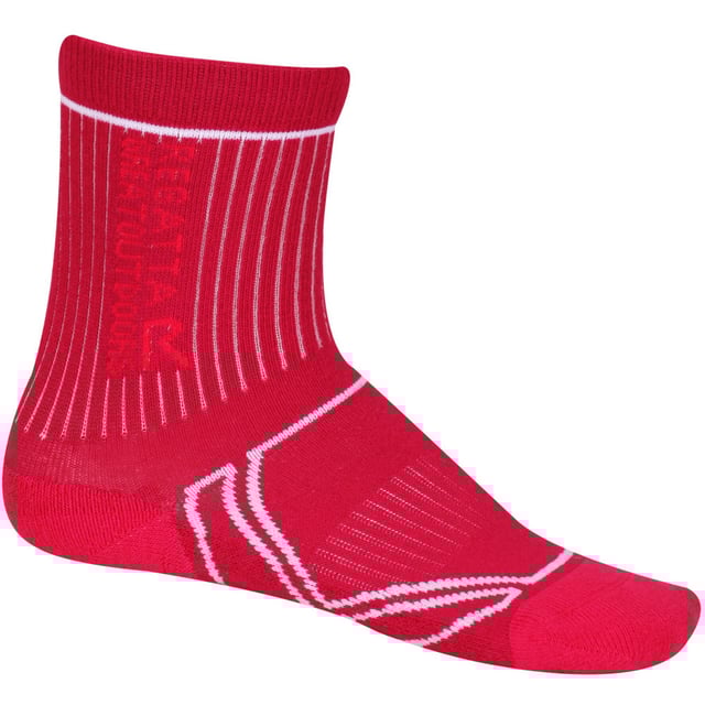 Regatta Boys & Girls 2 Season Coolmax Quick Dry Hiking Socks The kids' Two Season Trek & Trail Sock is constructed with a high Coolmax percentage for exceptional moisture control. Strategic cushioning and reinforced areas prone to wear help keep their feet happy all day long.