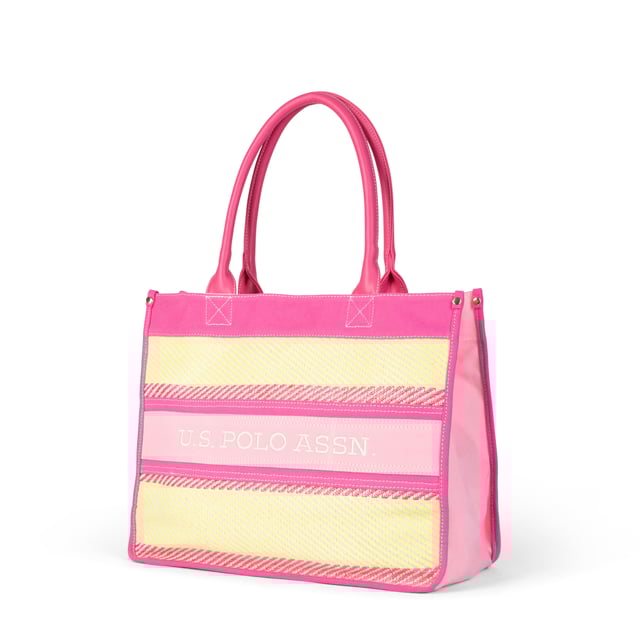 ¡Añade un toque de color y vitalidad a tu look con esta hermosa bolsa de mano!

Con su diseño texturizado multicolor único y llamativo, esta bolsa es perfecta para la temporada de verano. Se combina sin esfuerzo con varios atuendos, aportando tanto estilo como practicidad.

Dimensiones: 41 x 33 x 18 cm