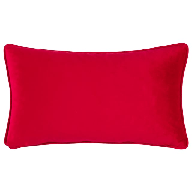 Inspired by traditional, heritage shops, the Christmas Spirit cushion is adorned with Christmas décor and snow. The design features visual delights such as a chocolate box-style street scene, decorated trees and a car overloaded with presents. For more festive fun, the reverse is made with a sumptuous velvet in Santa Claus red. The perfect addition for the seasonal period!