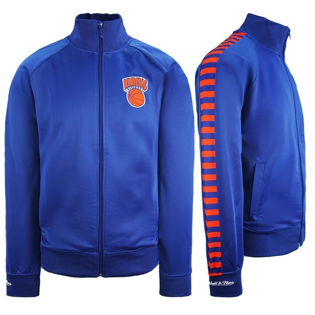 Mitchell & Ness New York Knicks Blauw Heren Track Jacket TRJKDA18017 NYKROY1