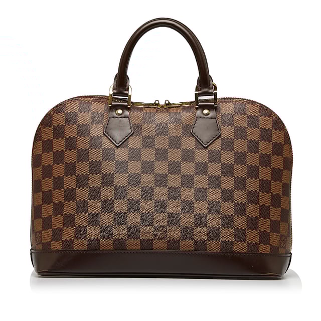 Vintage Louis Vuitton Damier Ebene Alma PM Brown