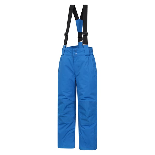 100% Polyester. Fabric: Double Layered. Pockets: 2 Side Pockets, Welted, Zip. Adjustable Braces, Detachable Braces, Reinforced Knee, Scuff Guards, Side Zip Ankles, Snow Gaiters. Fabric Technology: DWR Finish, Snowproof, Water Resistant. Waistline: Part Elasticated. Fastening: Stud, Zip Fly.
