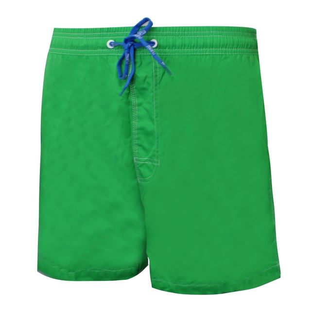 Maru Mens Arc 16" Swimming Shorts Beach Trunks Green MS4399