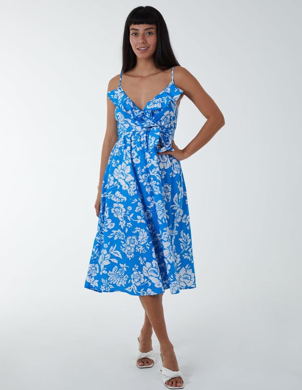 Wrap front cami dress cheap