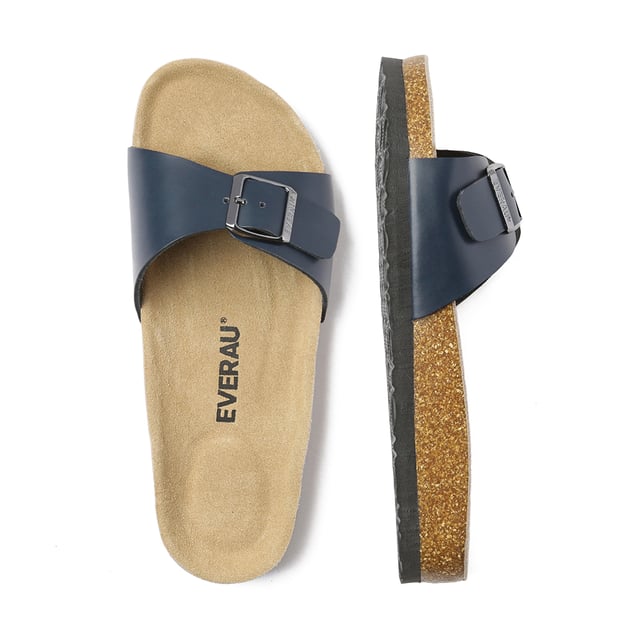 EVER AU Women Swan Leather Easy Slip-On Sandals - Navy Leather Introducing the Swan Slides: designed for top-tier comfort and style. Constructed with premium cow suede and equipped with adjustable buckled straps to accommodate various foot shapes. Offered in white and dark brown, these adaptable sandals are ideal for vacations, beach trips, or daily use.
Product No. EAU5005
Description: - Leather Upper - Cowhide Midsole - EVA Sole