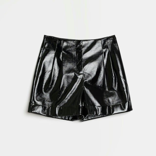 Black vinyl online skirt river island