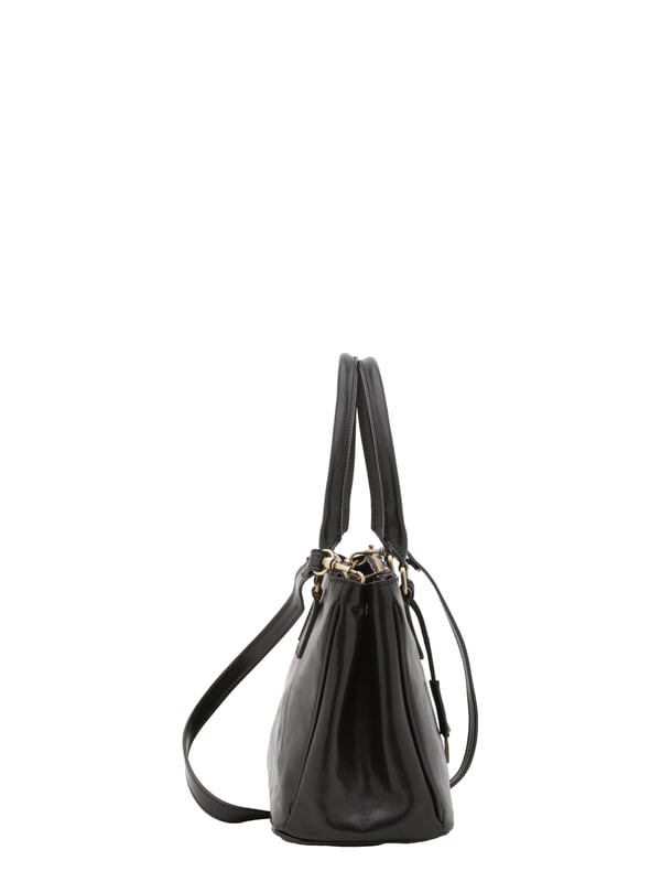 Crossbodytas voor dames met magneetsluiting. één met binnenzakken met ritssluiting. twee met externe zakken met ritssluiting. afneembare lederen schouderband. met leren handvat. een binnencompartiment.  extern materiaal. gevoerd met katoenen binnenkant. Afmetingen: 35x23x16 cm. Gemaakt in Italië