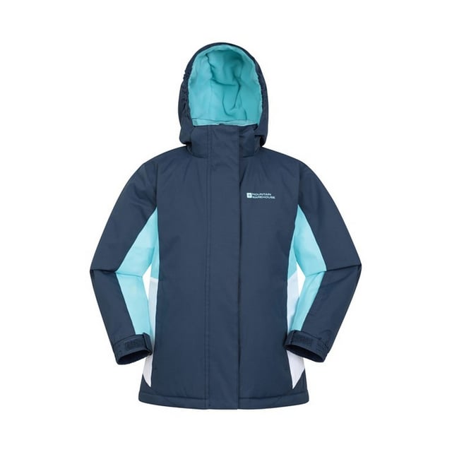 Lining: Fleece. Design: Contrast, Logo. Fabric Technology: Durable, DWR Finish, Snowproof, Water Resistant. Cuff: Elasticated, Touch Fastening Tab. Neckline: Hooded. Insulated, Snowskirt. Sleeve-Type: Long-Sleeved. Hood Features: Adjustable, Grown On Hood. Pockets: 2 Side Pockets, Zip, 1 Internal Pocket. Fastening: Full Zip, Stud, Touch Fastening. 2-3 Years: 22 in. 3-4 Years: 22.5 in. 5-6 Years: 24 in. 9-10 Years: 28.5 in. 13 Years: 33 in. 7-8 Years: 26 in. 11-12 Years: 31 in.
