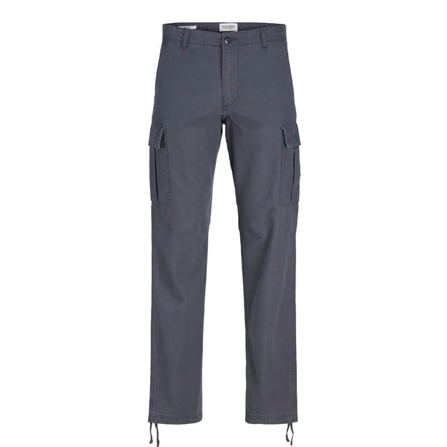 The Men's Cargo Combat Trousers by Jack & Jones will elevate your casual outfit. These lightweight, 100% cotton trousers are incredibly comfortable and breathable, making them ideal for daily wear. A comfortable fit guarantees freedom of movement, and long-lasting wear is assured by the strong frame. With their multiple cargo pockets, these pants combine modern design with functionality by offering lots of room for storing all of your belongings.

These trousers' adaptable style and button closure provide a secure and customisable fit for a range of circumstances, from casual trips to outdoor adventures. Accept the ideal fusion of style and utility in the Jack & Jones Men's Cargo Combat Trousers. accessible in a variety of sizes to accommodate males in the UK.