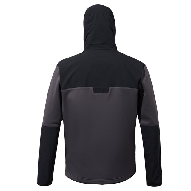 The Berghaus Mens Reacon Hooded Jacket ensures you can take on cold and wet weather with ease. The snug fitting jacket is equipped with an adjustable hood for added coverage and zipped hand pockets for small belongings. The jacket is coated with durable water repellent coating ensuring that the rain hits the surface and rolls off keeping you dry and comfortable. Berghaus logo to left chest.  The fabric is MADEKIND and buesign approved making this jacket ECO-FRIENDLY.