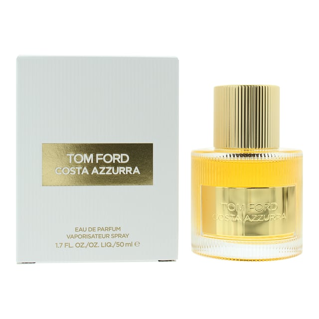 Costa Azzurra Parfum, launched in 2022, is an Aromatic Fougere fragrance for both men and women by Tom Ford. Perfect for Spring and Summer, this fragrance is mostly worn during the day and contains a top note of Italian Lemon. Middle notes of this fragrance are Oak and Cypress with base notes of Labdanum and Amber.