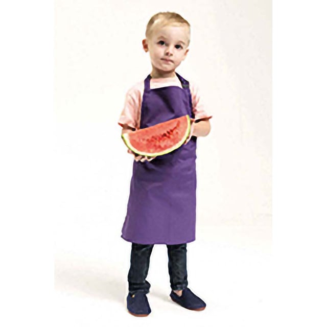Classic Premier childrens bib apron available in 12 colours. Self fabric neckband. Self fabric ties 50cm long. Width: Infant 43cm, Junior 48cm. Length: Infant 53cm, Junior 63cm. Made from Oeko-Tex® Standard 100 fabric. These aprons have an adjustable nec. Fabric:65% Polyester, 35% Cotton twill Weight: 195gsm. Size - Infants (3-6 years), Junior (7-10 years).