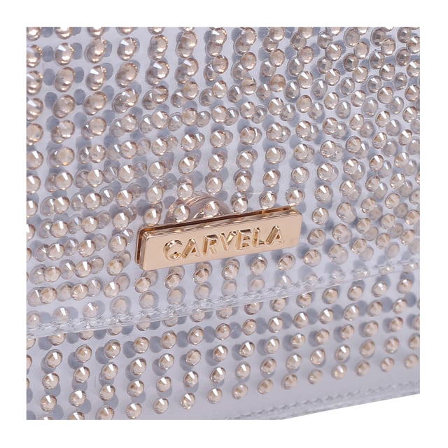 Carvela gold clutch bag outlet