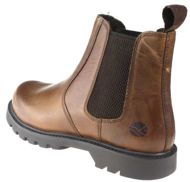 Oaktrak Rocksley 2 Leather Tan Mens Chelsea Boots