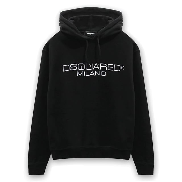 Dsquared2 Black Milano Pullover Hoodie