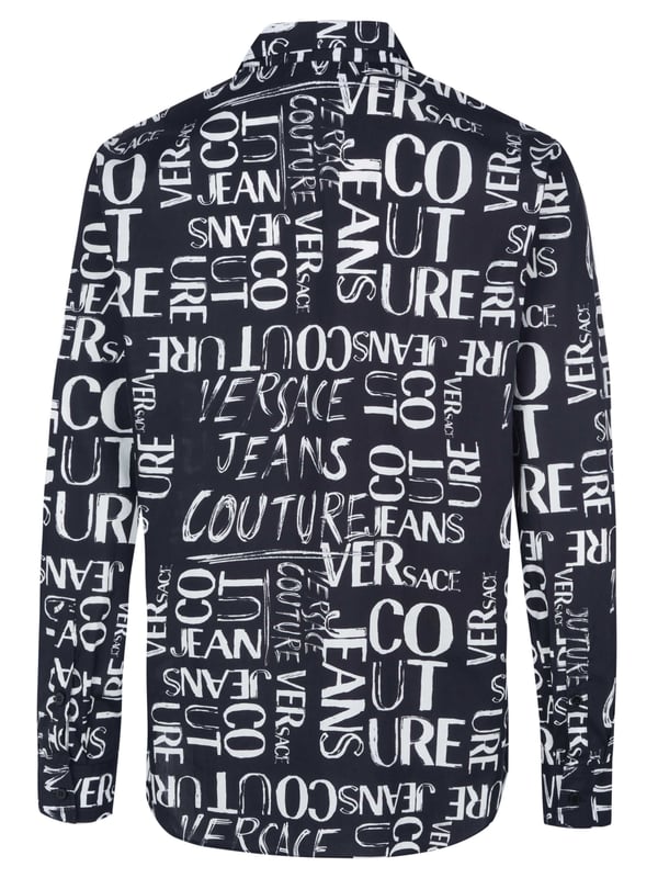100% algodón; camisa Versace Jeans Couture;  Modelo: 74GAL2R2NS210 899;  Mano de obra de alta calidad;  100% algodón suave;  ajuste regular;  cuello clásico;  fila de botones, manga larga;  Detalles del logotipo de Versace Jeans Couture