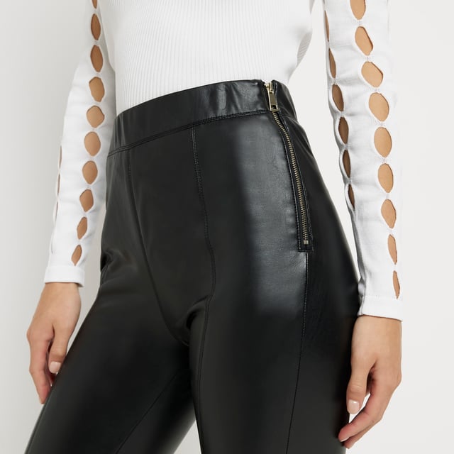 River island discount petite leather trousers