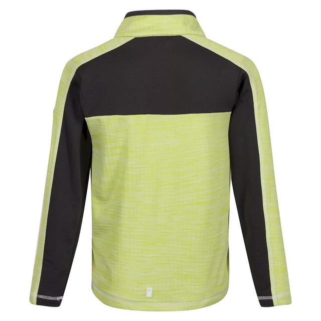 Material: 96% Polyester, 4% Elastane. Fabric: Fleece, Soft Touch. 180gsm. Design: Colour Block, Logo. Cut And Sew Panels, Flat Locked Seams, Inner Zip Guard, Reflective Trim. Fabric Technology: Durable, Hardwearing, Moisture Wicking. Sleeve-Type: Long-Sleeved. Neckline: Standing Collar, Stretch Binding. Fastening: Half Zip, Pull Over. Sustainability: Eco Friendly, Made from Recycled Materials.