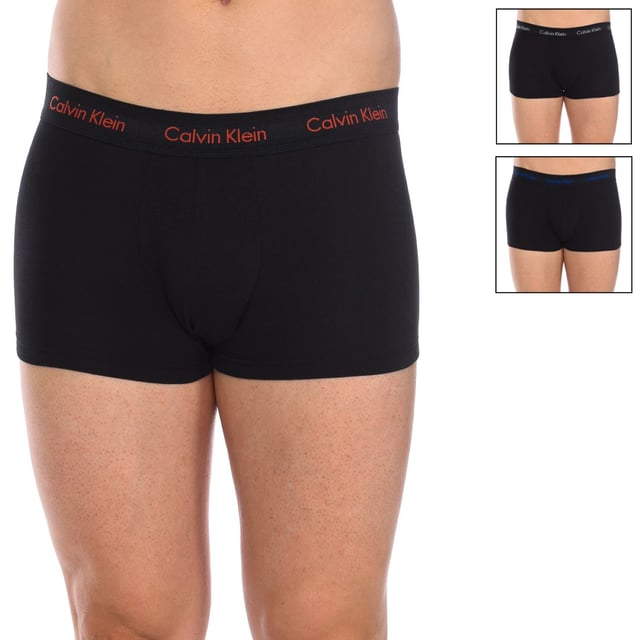 Pack-3 Bóxer Calvin Klein.
Color Negro
Cinturillas de goma elástica con el nombre de la firma bordado consecutivamente.
Tejido cómodo y transpirable.
Frontal anatómico, con capacidad de sujetar sin apretar.
Corte del bajo con acabado acanalado. 
Costuras vistas a tono.

Composición:  95% Algodón, 5% Elastano

 Instrucciones de lavado:
-Lavar a temperatura máx. 40ºC.
-No usar lejía.
-Admite lavado en seco.
-Permite utilizar secadora.
-Planchar a temperatura máx. 130ºC.