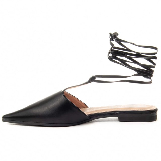 Ballerina voor dames. Comfortabele pasvorm. Gepolsterde inlegzool. Antislipzool. Versterkte stiksels. Gefabriceerd door andere merken voor ons merk.