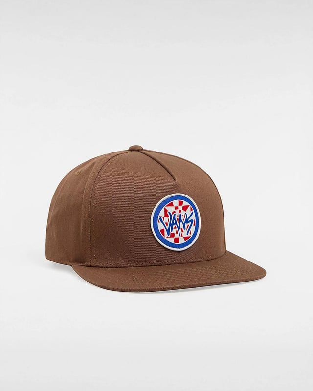 DESCRIPTION AND FEATURES
The Lopside Snapback Hat is a 5-panel cap featuring a snapback closure and Vans merrow edge patch.

• 100% Cotton fabric
• 5-panel cap
• Merrow edge cap

Composition: 100% COTTON, Exclusive of decoration
Style: VN000GKPCR6