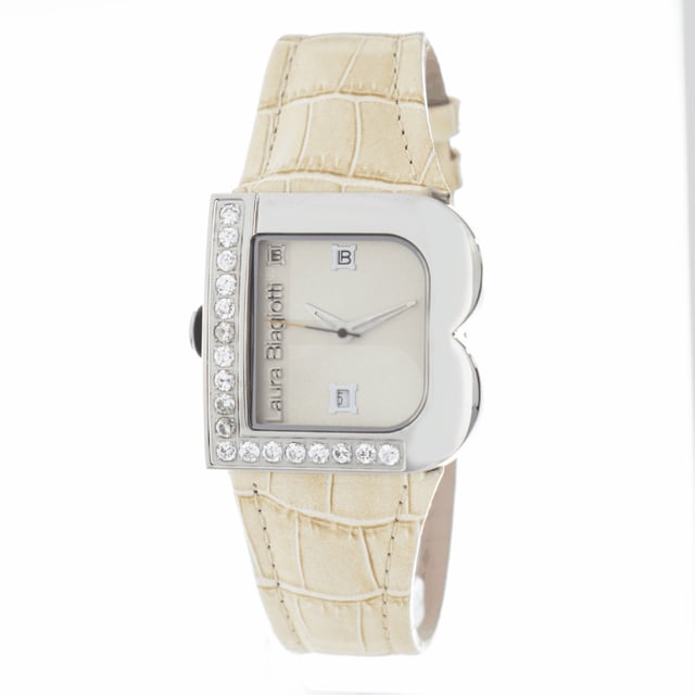 Laura Biagiotti LB0001L-11Z - Damenuhr Quarz aus Edelstahl• Material: Edelstahl• Glas: Mineral• Armband: Edelstahl• Farbe: Silber• Wasserbeständigkeit: 0 m (0 ATM)• Gehäusegröße: 33 mm