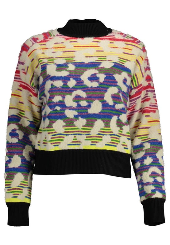 Blue polyester shirt
  Long-sleeved with a round neck
  Contrasting details
  Logo
  Made for women
Material: 13% Polyester 22% Viscose 4% Acrylic 60% Polyamide 1% METALLISED Fiber