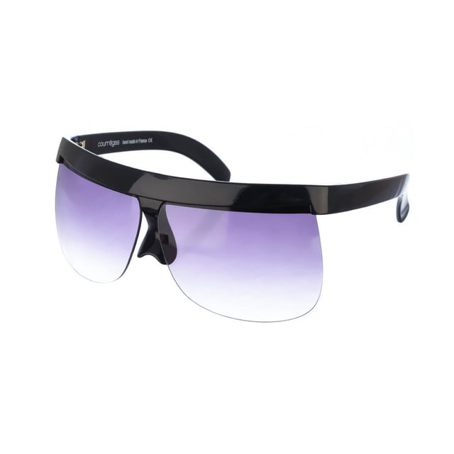 Acetate frame sunglasses
 Color Black
 Oval shaped frame.
 Gradient black lenses
 Acetate temples.
 100% UV Protection.
 Anti-reflective crystals.

 More information
 Lens height: 62 mm.
 Lens width: 70mm.
 Bridge: 09mm.
 Temples: 135 mm ..

 Cleaning and maintenance:
 -Clean the glasses with soap and water.
 - Do not use dirty or abrasive cloths, which may alter the characteristics of the filters.
 - Use only original accessories and spare parts.
 Measures: Lens width: 62 mm.- Lens height: 70 mm.- Bridge: -09 mm.- Temples: 135 mm.
 Composition: Acetate
 Care:
Clean the glasses with soap and water.
- Do not use dirty or abrasive cloths, which may alter the characteristics of the filters.
- Use only original accessories and spare parts.
