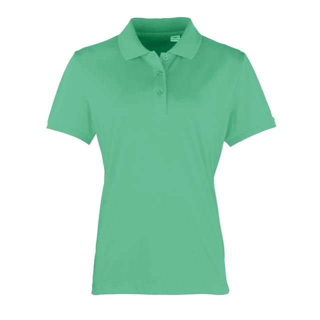 Fitting polo t-shirt which has side panel detail to flatter the female figure. A stylish knit collar and 3 button placket to the neckline make for a modern piece of workwear which acts as a smart alternative to a blouse. Designed to match our ‘Colours´ range in aprons and blouses, this item can be worn across industries and boasts wicking features that will help draw moisture away from the body under hot conditions. Quick drying and excellent colour retention. Fabric: 100% Polyester pique. Weight: 155gsm. XS, S, M, L, XL, 2XL (8, 10, 12, 14, 16, 18).
