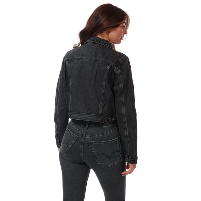 Women s Levis XS Trucker Jacket in Black