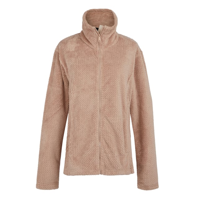 Regatta Womens/Ladies Heidy Fluffy Full Zip Fleece Jacket (Warm Taupe)