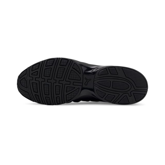 PRODUCT STORY Be bold in the game-changing silhouette of our Axelion Block Running Shoes, which combine contemporary design with the supreme comfort of our foam heel unit for the last word in athletic style. DETAILS   Low boot   Textile upper   Foam heel   TPU shank   Rubber outsole   PUMA Cat Logo at toe