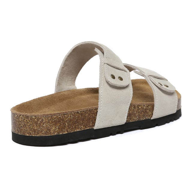 Scarlet showcasing a sleek, silky sheen finish, effortlessly blends style and practicality with its minimalist dual-strap design, appealing to women seeking both fashion-forward looks and utmost comfort.

Product No. EAU2013

Description:
- Cow Suede Upper
Fibre Lining and Insole
- EVA Sole