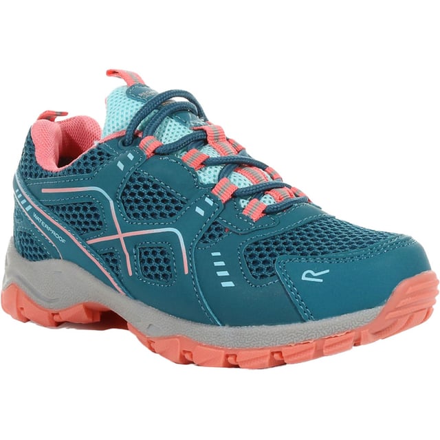 Regatta Girls Vendeavour Waterproof Lace Up Walking Shoes