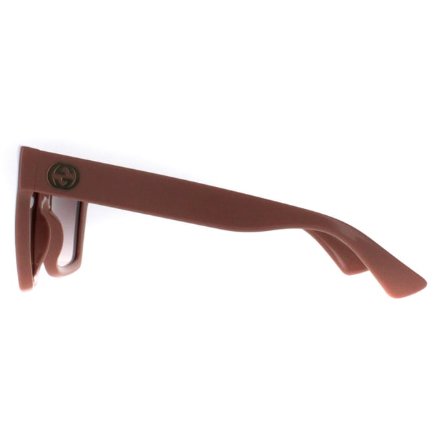 Gucci Square Womens Pink Brown Gradient GG1714S  Sunglasses are a masterful blend of modern sophistication and luxury, designed for those who appreciate bold fashion statements. With a distinctive, oversized frame featuring sleek, angular lines, these sunglasses add an edge to any look while maintaining an air of elegance. The iconic double-G logo on the temples underscores Gucci's legacy of impeccable craftsmanship and attention to detail. High-quality lenses offer excellent UV protection, ensuring comfort and safety under the sun. Available in an array of stylish colors, the GG1714S model is perfect for those looking to make a striking impression with an accessory that embodies both contemporary flair and timeless appeal.