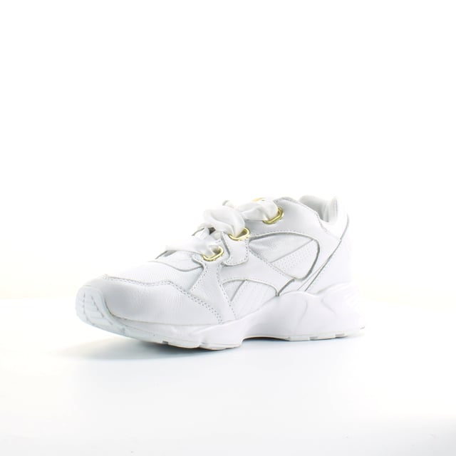 Puma Prevail Heart White Synthetic Bow Lace Up Womens Trainers