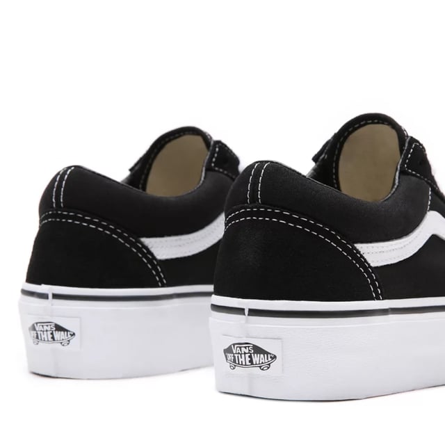 Old skool platform vans black 2025